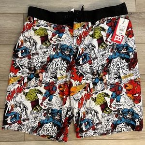 NWT Men’s swim trunks, Marvel XXL